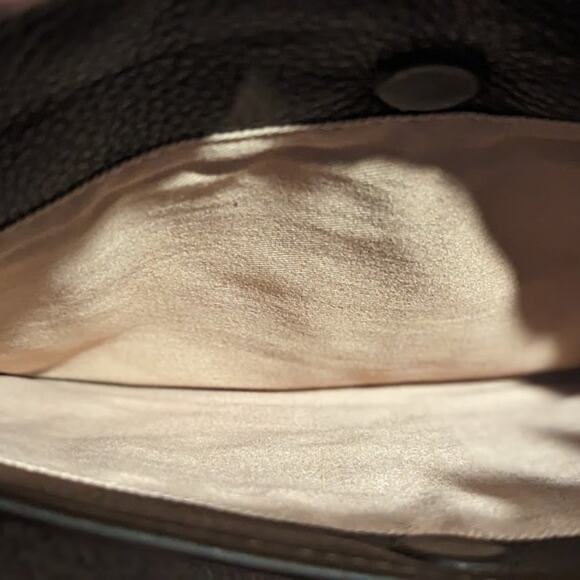 Liz Claiborne New York Crossbody Brown Pebbled Leather Bag in Like New Condition - Picture 12 of 12